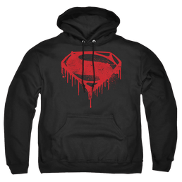 Batman v Superman Splattered - Pullover Hoodie Pullover Hoodie Batman   