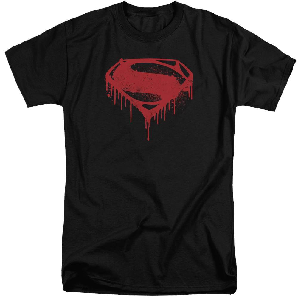 Batman v Superman Splattered - Men's Tall Fit T-Shirt Men's Tall Fit T-Shirt Batman   