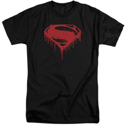 Batman v Superman Splattered - Men's Tall Fit T-Shirt Men's Tall Fit T-Shirt Batman   