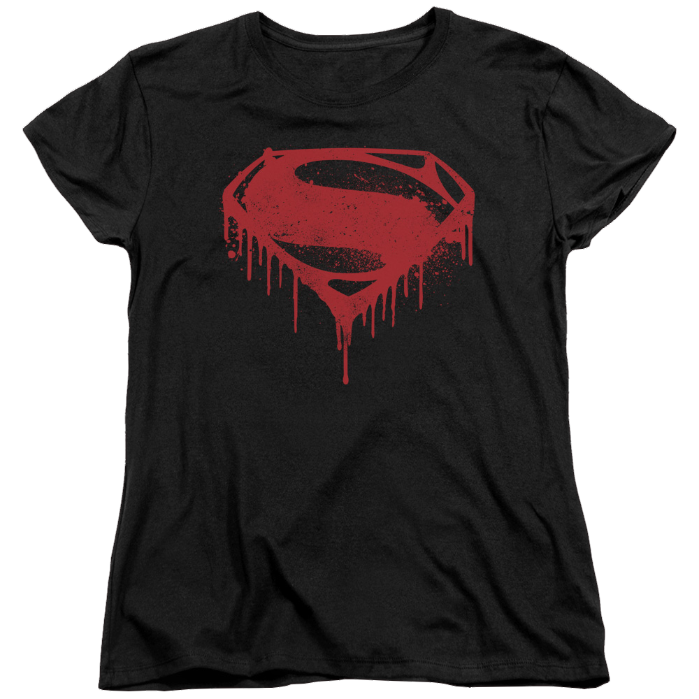 Batman v Superman Splattered - Women's T-Shirt Women's T-Shirt Batman   