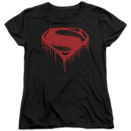 Batman v Superman Splattered - Women's T-Shirt Women's T-Shirt Batman   