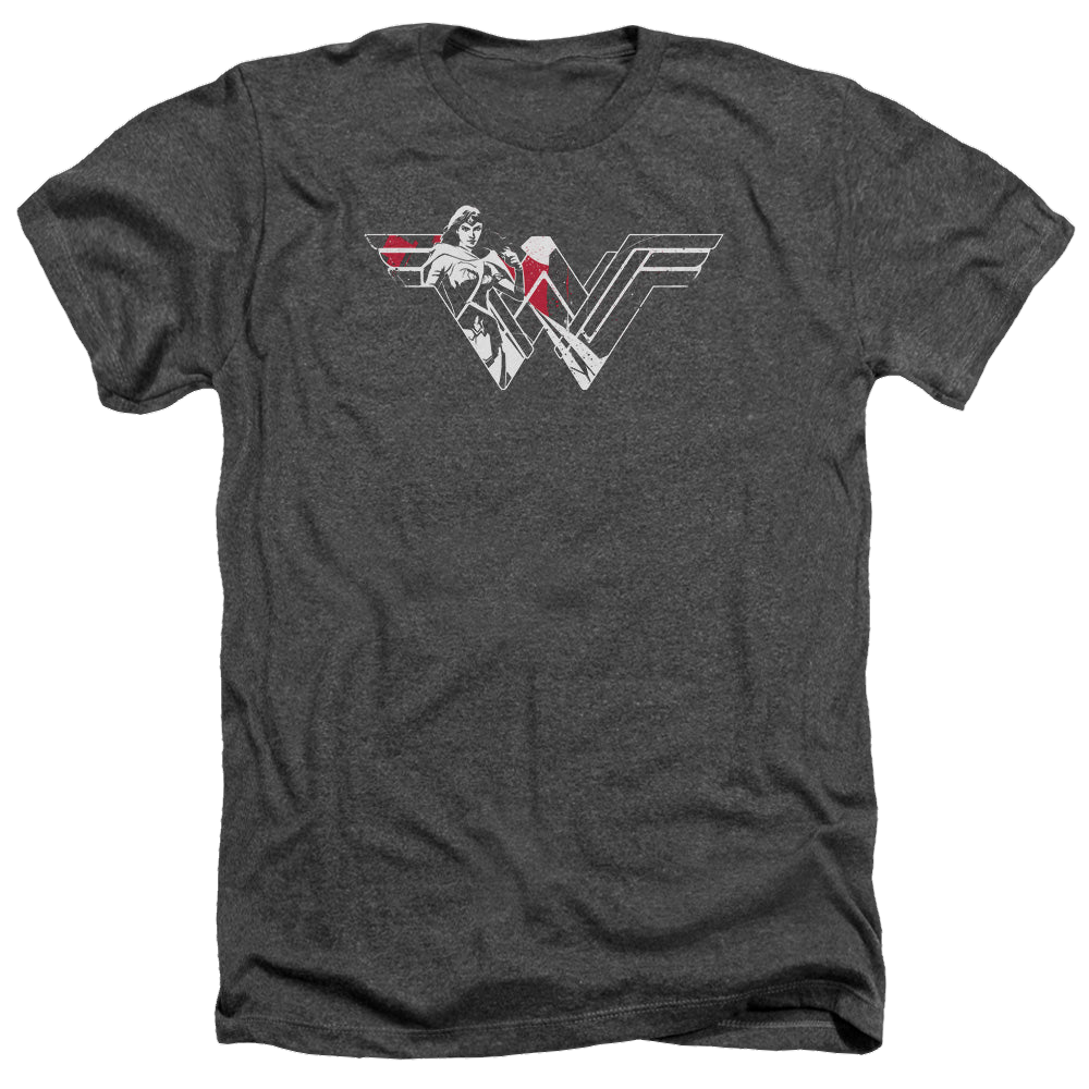 Batman v Superman Wonder Splatter Logo - Men's Heather T-Shirt Men's Heather T-Shirt Batman   