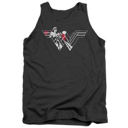Batman v Superman Wonder Splatter Logo - Men's Tank Top Men's Tank Batman   