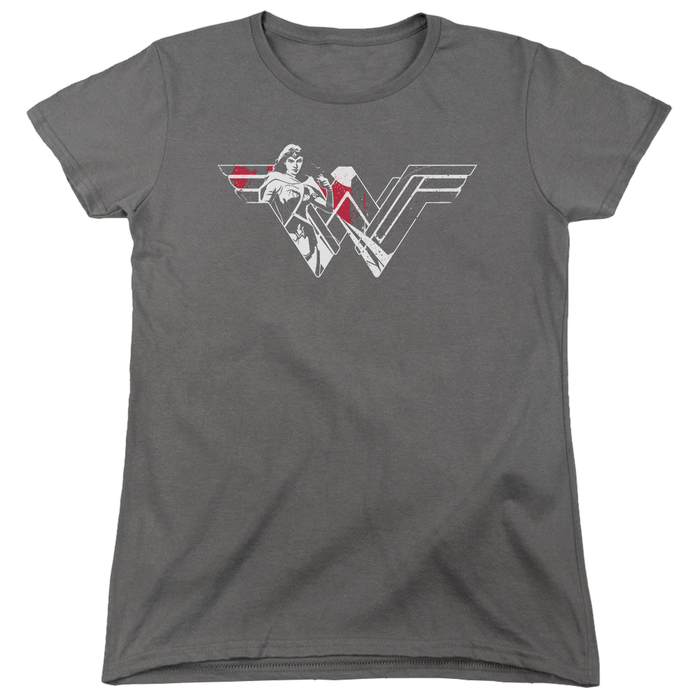 Batman v Superman Wonder Splatter Logo - Women's T-Shirt Women's T-Shirt Batman   
