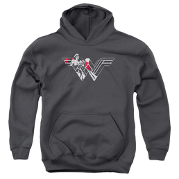 Batman v Superman Wonder Splatter Logo - Youth Hoodie Youth Hoodie (Ages 8-12) Batman   