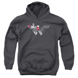 Batman v Superman Wonder Splatter Logo - Youth Hoodie Youth Hoodie (Ages 8-12) Batman   