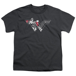 Batman v Superman Wonder Splatter Logo - Youth T-Shirt Youth T-Shirt (Ages 8-12) Batman   