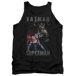 Batman v Superman Hero Split - Men's Tank Top Men's Tank Batman   