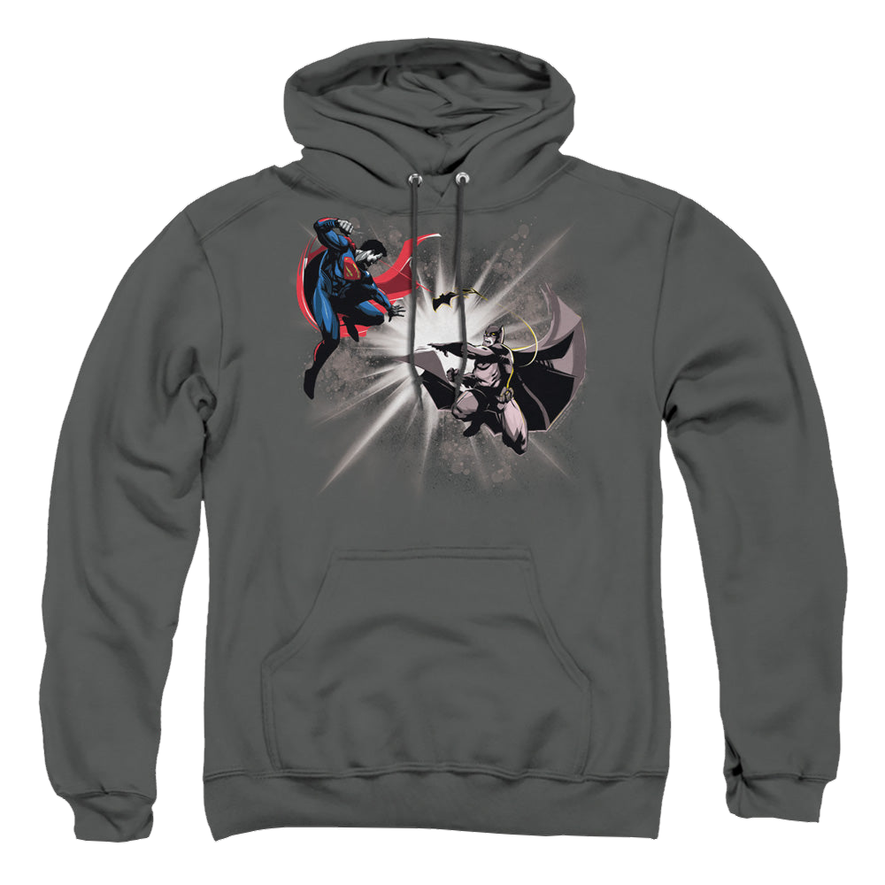 Batman v Superman Fight Burst - Pullover Hoodie Pullover Hoodie Batman   