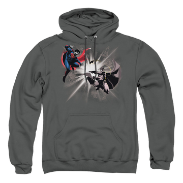 Batman v Superman Fight Burst - Pullover Hoodie Pullover Hoodie Batman   