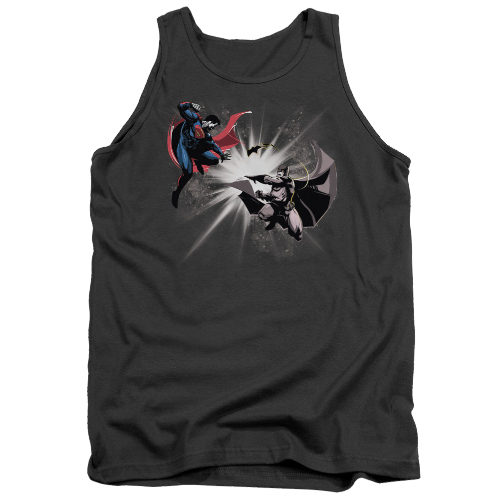 Batman v Superman Fight Burst - Men's Tank Top Men's Tank Batman   
