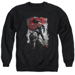 Batman v Superman Choke - Men's Crewneck Sweatshirt Men's Crewneck Sweatshirt Batman   
