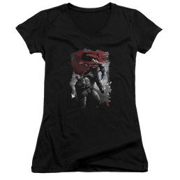 Batman v Superman Choke - Juniors V-Neck T-Shirt Juniors V-Neck T-Shirt Batman   