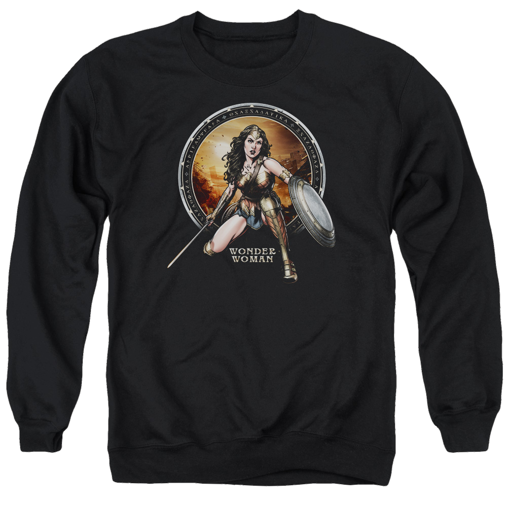 Batman v Superman Batlle Zone - Men's Crewneck Sweatshirt Men's Crewneck Sweatshirt Batman   