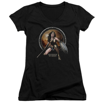 Batman v Superman Batlle Zone - Juniors V-Neck T-Shirt Juniors V-Neck T-Shirt Batman   