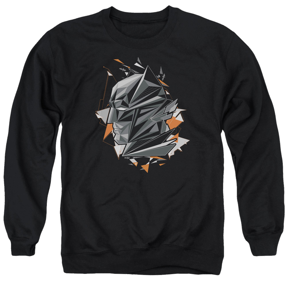 Batman v Superman Bat Head Tech - Men's Crewneck Sweatshirt Men's Crewneck Sweatshirt Batman   