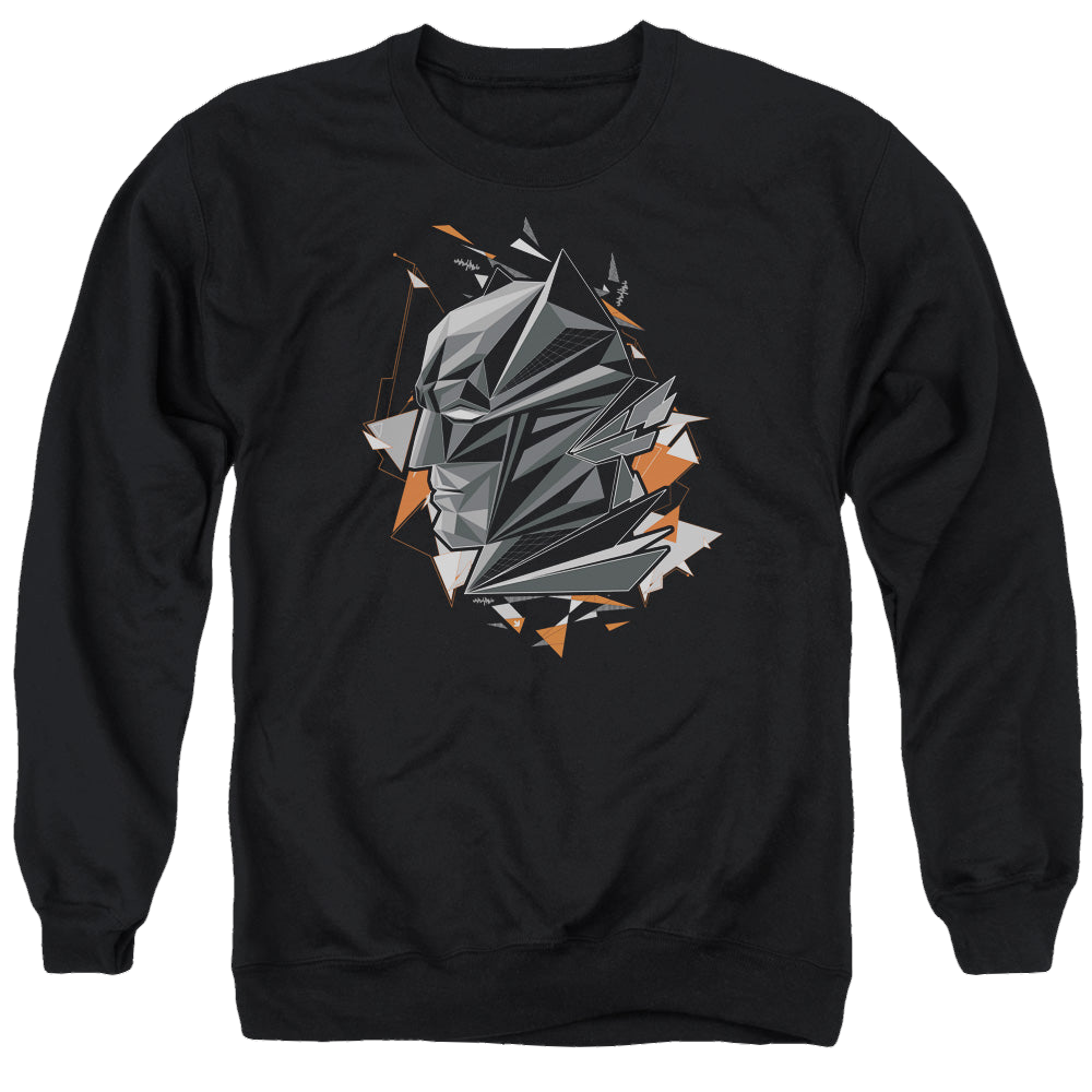 Batman v Superman Bat Head Tech - Men's Crewneck Sweatshirt Men's Crewneck Sweatshirt Batman   