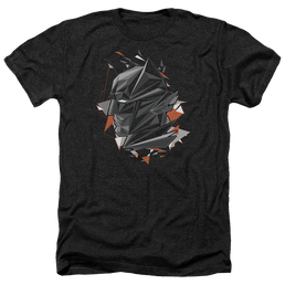Batman v Superman Bat Head Tech - Men's Heather T-Shirt Men's Heather T-Shirt Batman   