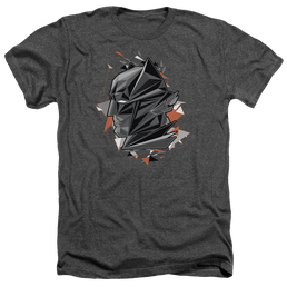Batman v Superman Bat Head Tech - Men's Heather T-Shirt Men's Heather T-Shirt Batman   