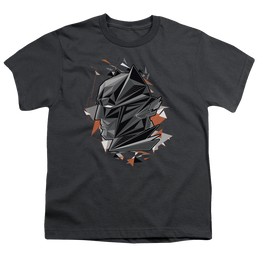 Batman v Superman Bat Head Tech - Youth T-Shirt Youth T-Shirt (Ages 8-12) Batman   