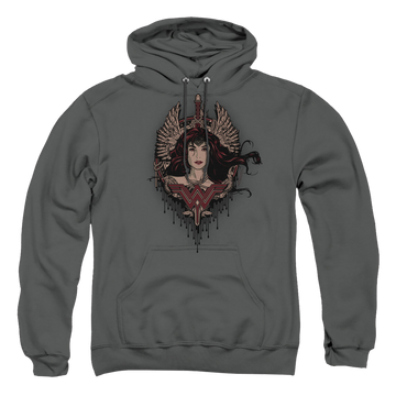 Batman v Superman Winged Goddess - Pullover Hoodie Pullover Hoodie Batman   