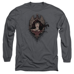 Batman v Superman Winged Goddess - Men's Long Sleeve T-Shirt Men's Long Sleeve T-Shirt Batman   