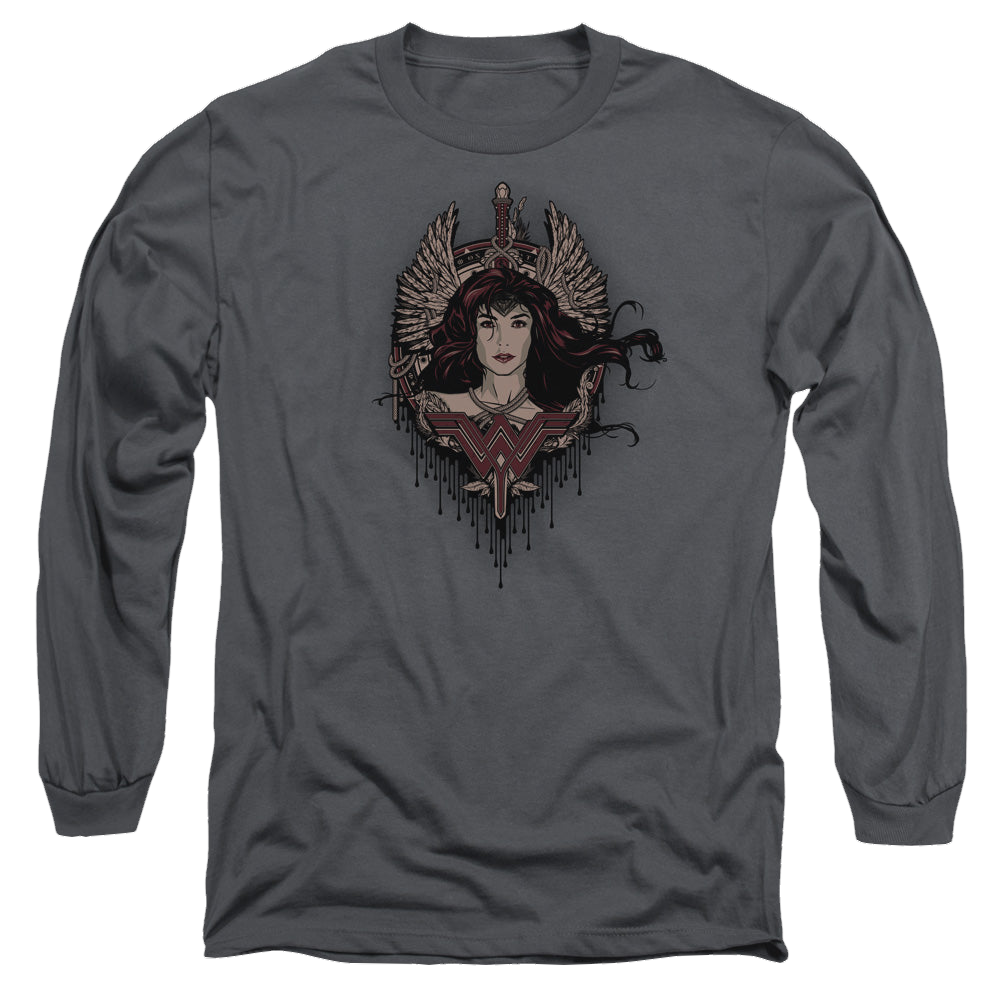 Batman v Superman Winged Goddess - Men's Long Sleeve T-Shirt Men's Long Sleeve T-Shirt Batman   