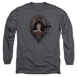 Batman v Superman Winged Goddess - Men's Long Sleeve T-Shirt Men's Long Sleeve T-Shirt Batman   