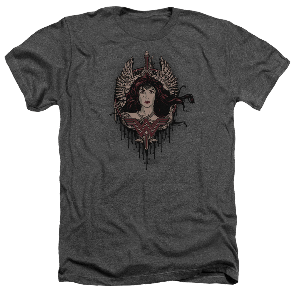 Batman v Superman Winged Goddess - Men's Heather T-Shirt Men's Heather T-Shirt Batman   