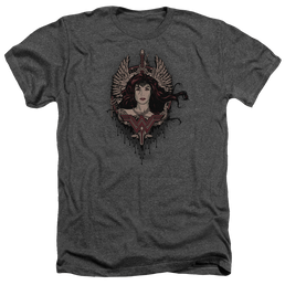 Batman v Superman Winged Goddess - Men's Heather T-Shirt Men's Heather T-Shirt Batman   