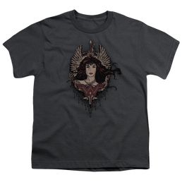 Batman v Superman Winged Goddess - Youth T-Shirt Youth T-Shirt (Ages 8-12) Batman   