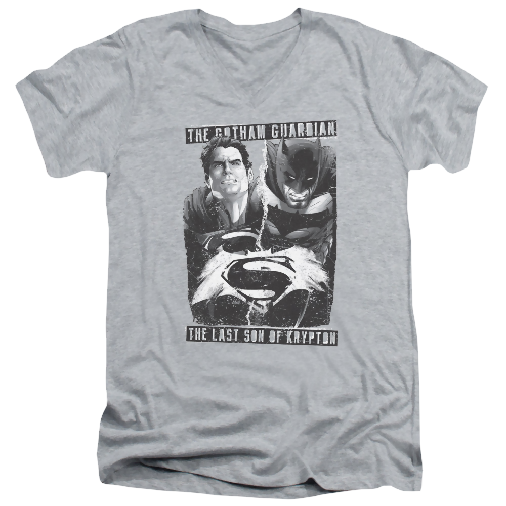 Batman v Superman Guardian V Son - Men's V-Neck T-Shirt Men's V-Neck T-Shirt Batman   