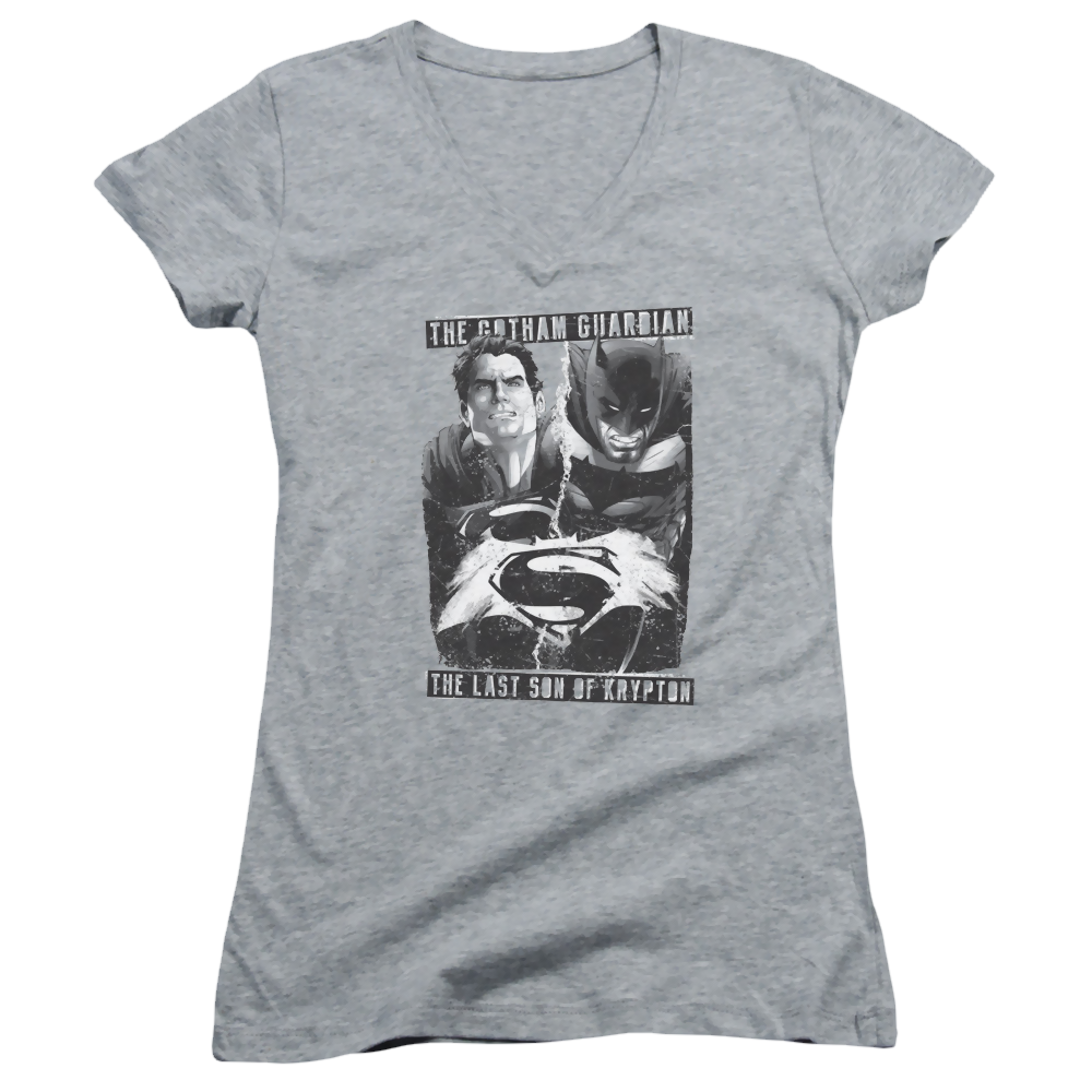 Batman v Superman Guardian V Son - Juniors V-Neck T-Shirt Juniors V-Neck T-Shirt Batman   
