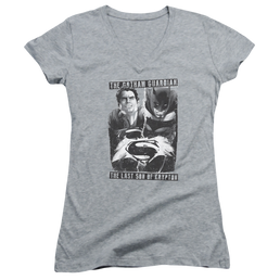 Batman v Superman Guardian V Son - Juniors V-Neck T-Shirt Juniors V-Neck T-Shirt Batman   