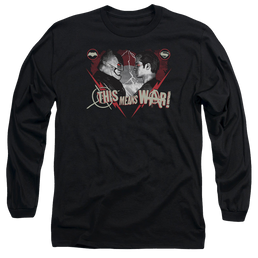Batman v Superman This Means War - Men's Long Sleeve T-Shirt Men's Long Sleeve T-Shirt Batman   