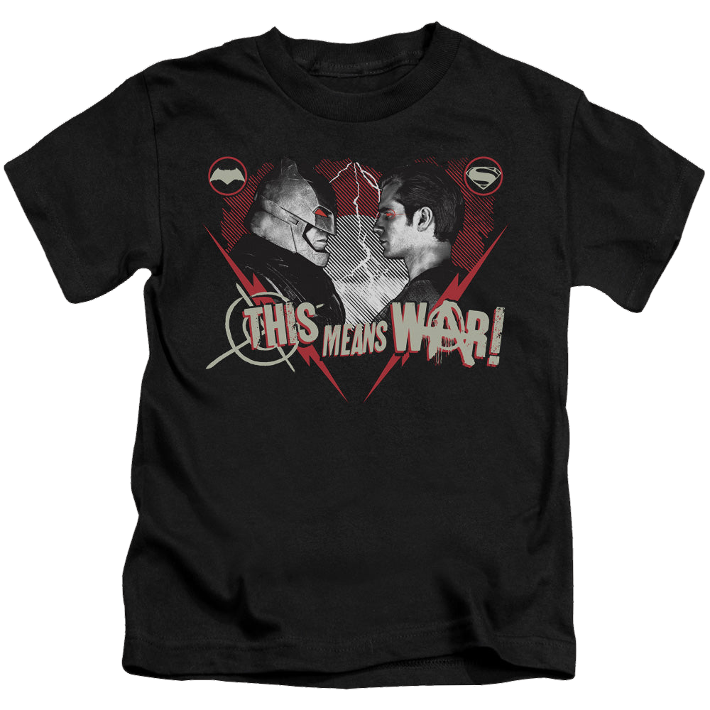 Batman v Superman This Means War - Kid's T-Shirt Kid's T-Shirt (Ages 4-7) Batman   