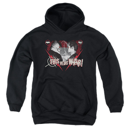 Batman v Superman This Means War - Youth Hoodie Youth Hoodie (Ages 8-12) Batman   