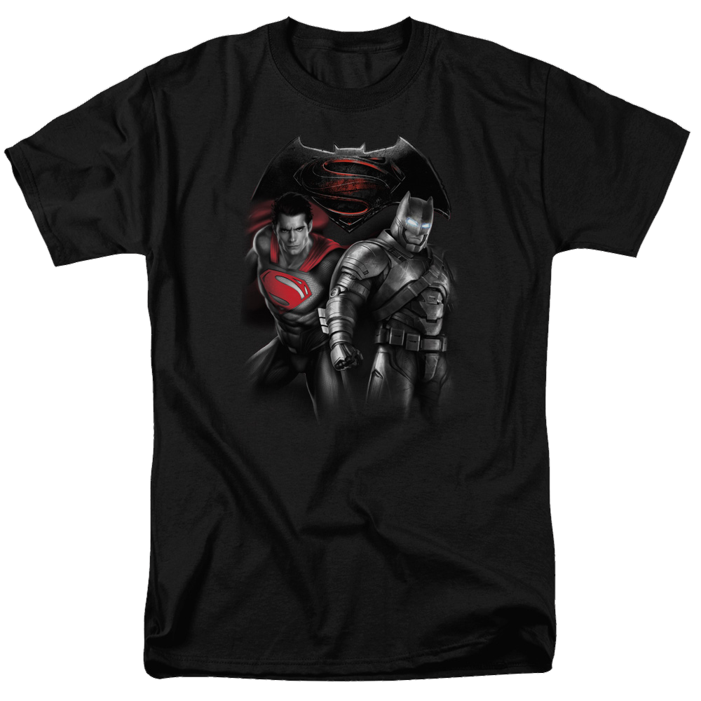 Batman v Superman Stand Off - Men's Regular Fit T-Shirt Men's Regular Fit T-Shirt Batman   