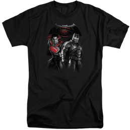 Batman v Superman Stand Off - Men's Tall Fit T-Shirt Men's Tall Fit T-Shirt Batman   