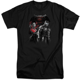 Batman v Superman Stand Off - Men's Tall Fit T-Shirt Men's Tall Fit T-Shirt Batman   