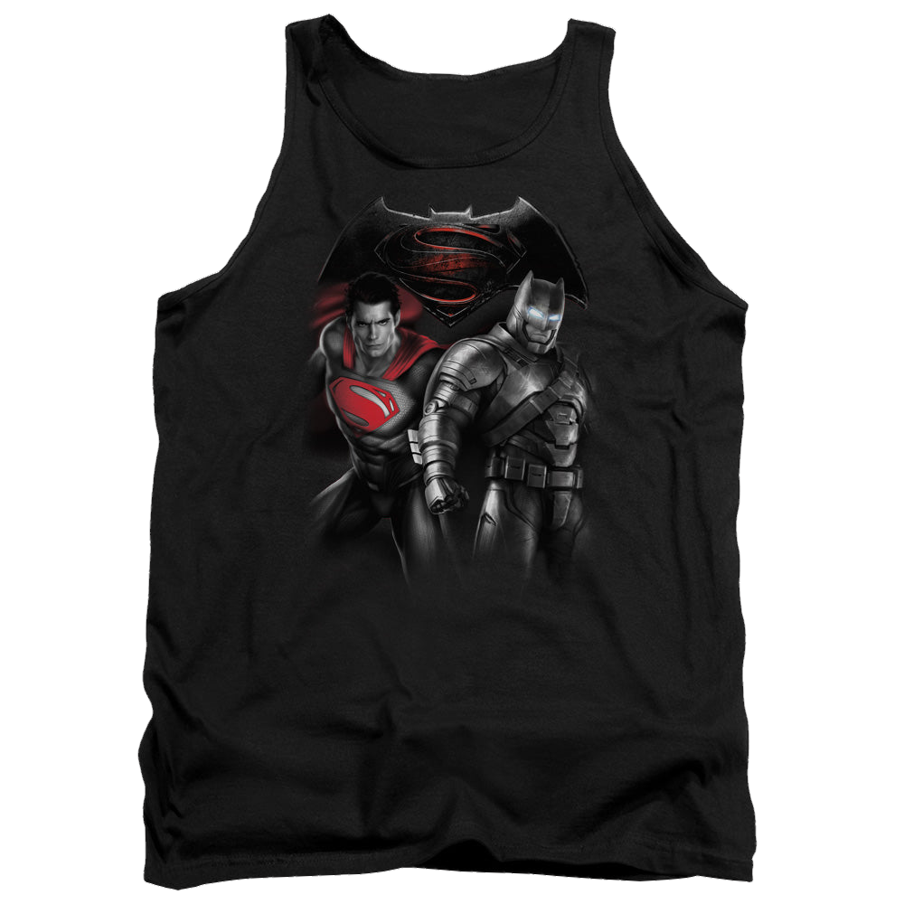 Batman v Superman Stand Off - Men's Tank Top Men's Tank Batman   