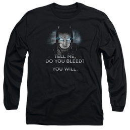 Batman v Superman Do You Bleed - Men's Long Sleeve T-Shirt Men's Long Sleeve T-Shirt Batman   