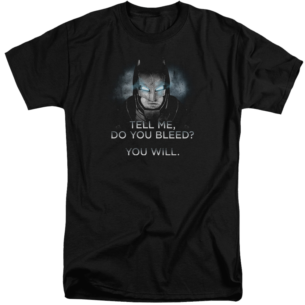 Batman v Superman Do You Bleed - Men's Tall Fit T-Shirt Men's Tall Fit T-Shirt Batman   