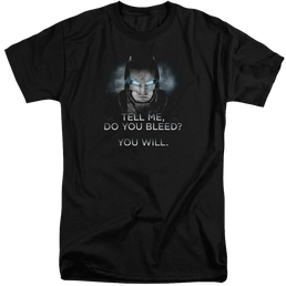 Batman v Superman Do You Bleed - Men's Tall Fit T-Shirt Men's Tall Fit T-Shirt Batman   
