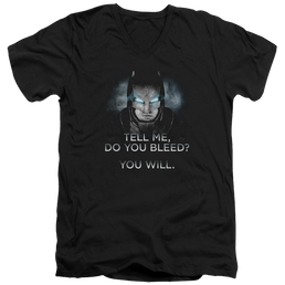 Batman v Superman Do You Bleed - Men's V-Neck T-Shirt Men's V-Neck T-Shirt Batman   