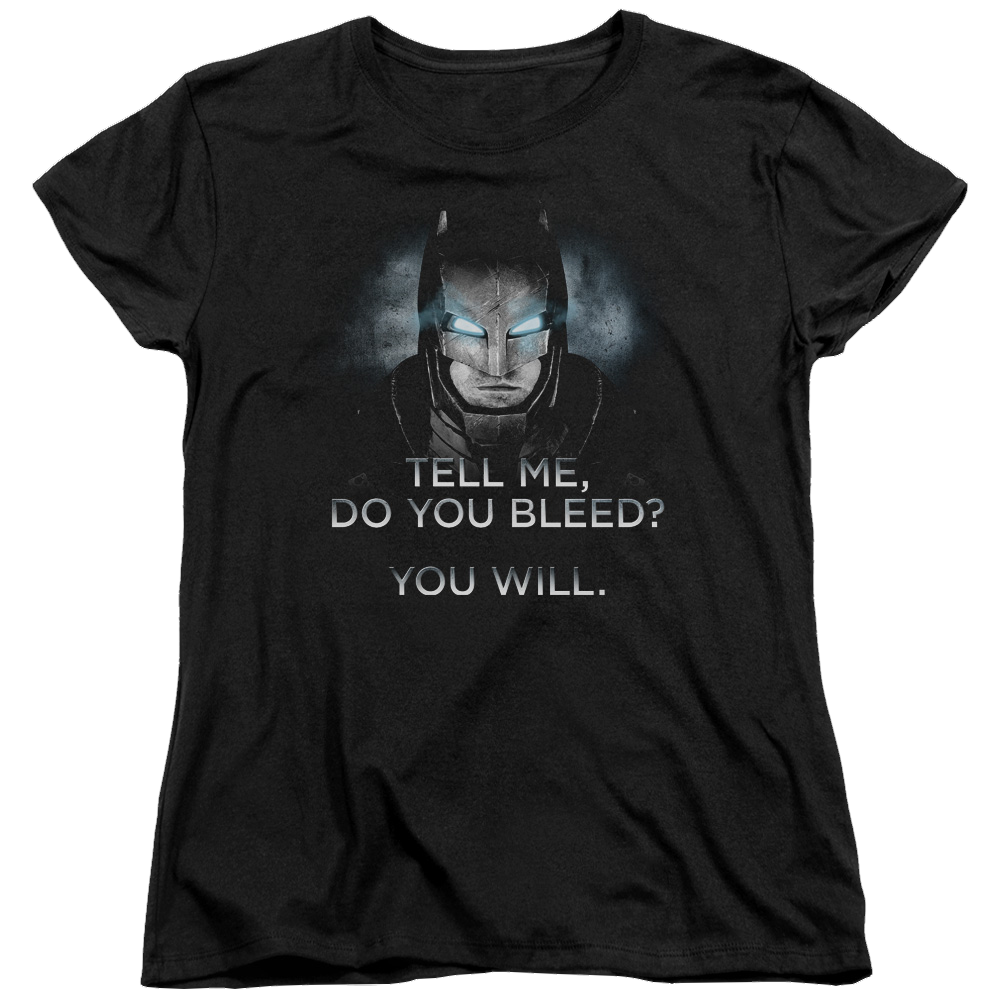 Batman v Superman Do You Bleed - Women's T-Shirt Women's T-Shirt Batman   