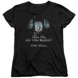 Batman v Superman Do You Bleed - Women's T-Shirt Women's T-Shirt Batman   