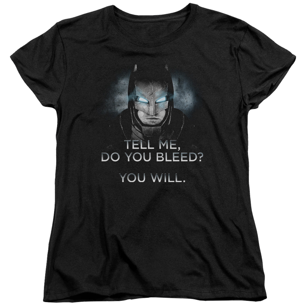 Batman v Superman Do You Bleed - Women's T-Shirt Women's T-Shirt Batman   