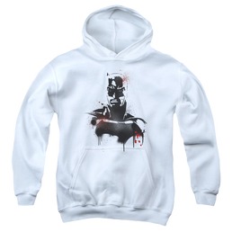 Batman v Superman Batman Spray - Youth Hoodie Youth Hoodie (Ages 8-12) Batman   