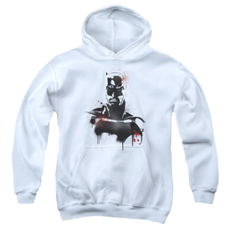 Batman v Superman Batman Spray - Youth Hoodie Youth Hoodie (Ages 8-12) Batman   
